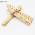 Round bamboo fruit skewer sticks decorative bamboo picks with logo